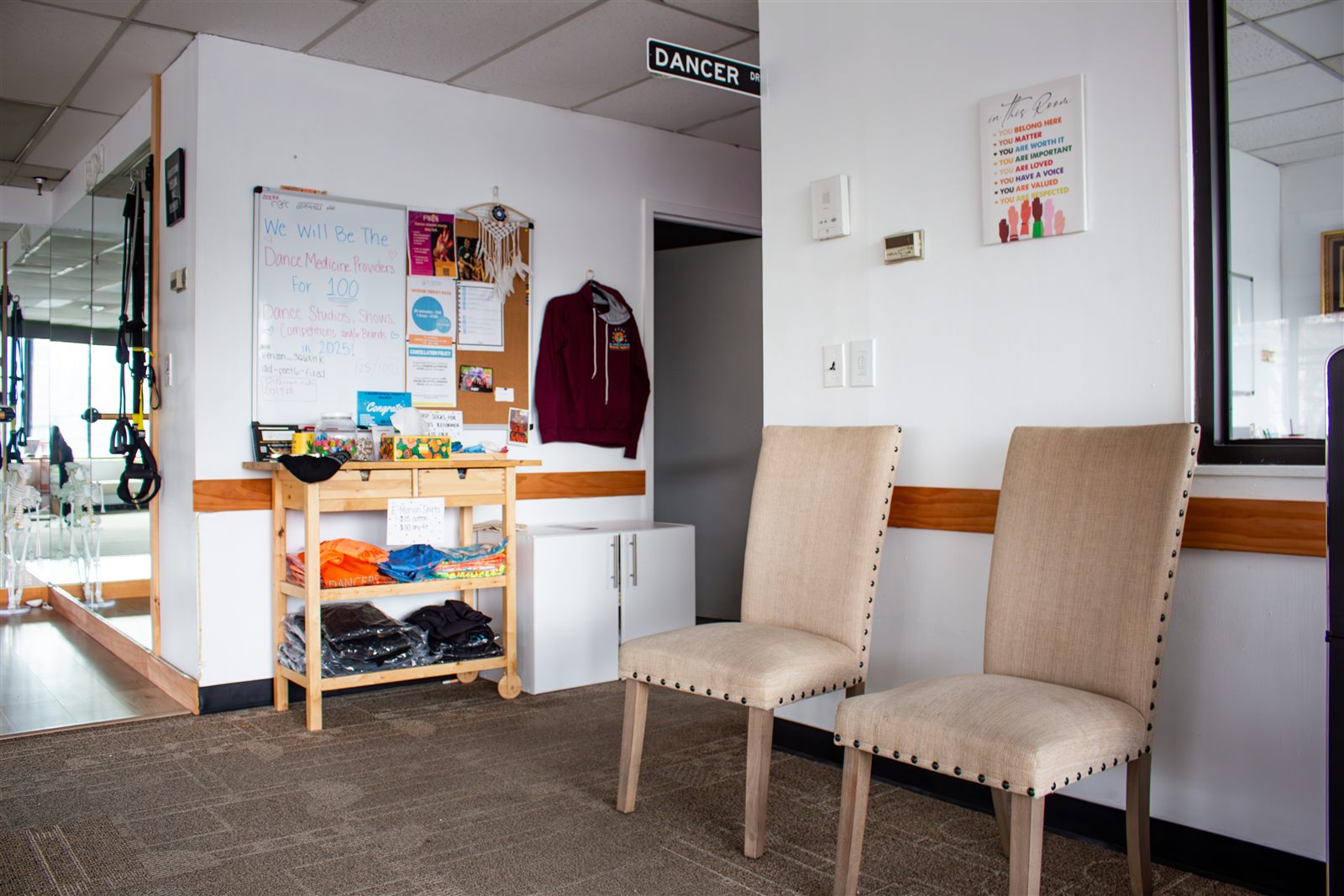 Jersey City clinic, interior view