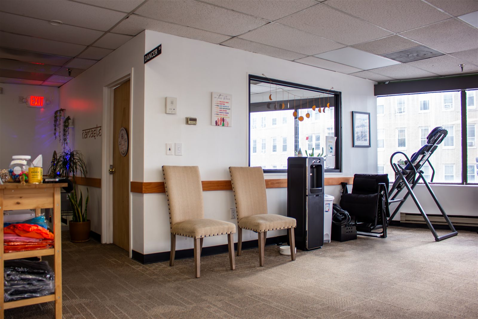 Jersey City clinic, interior view