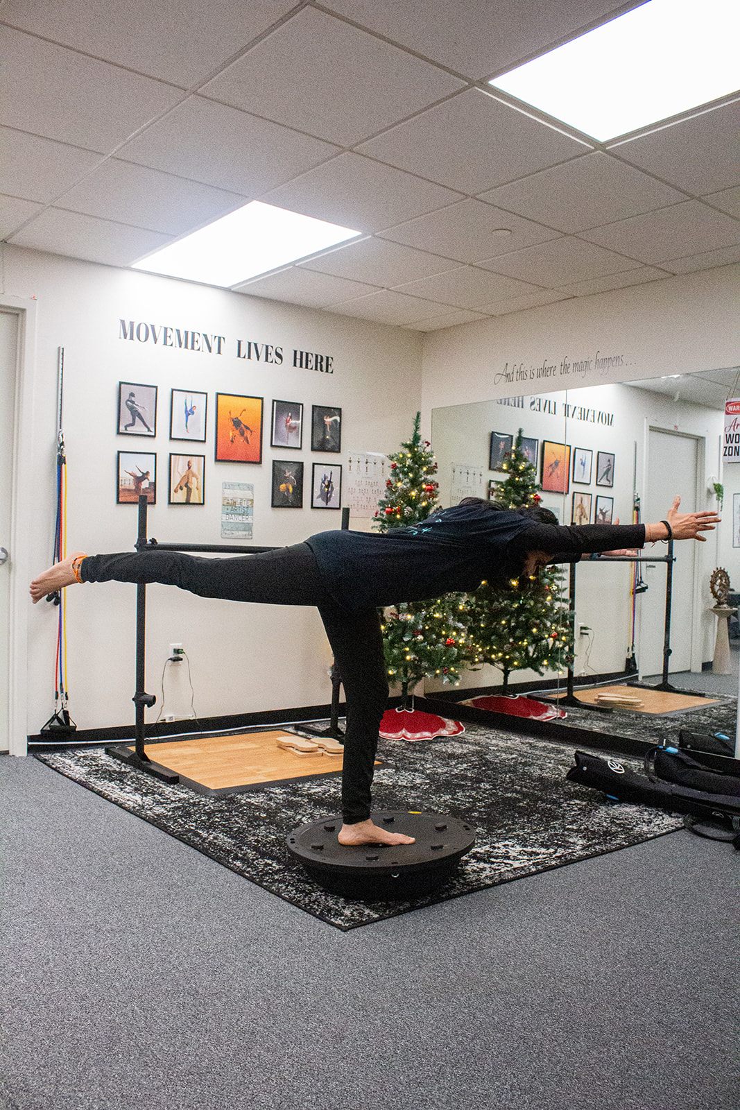 Dr. Foram Patel demonstrating balance training