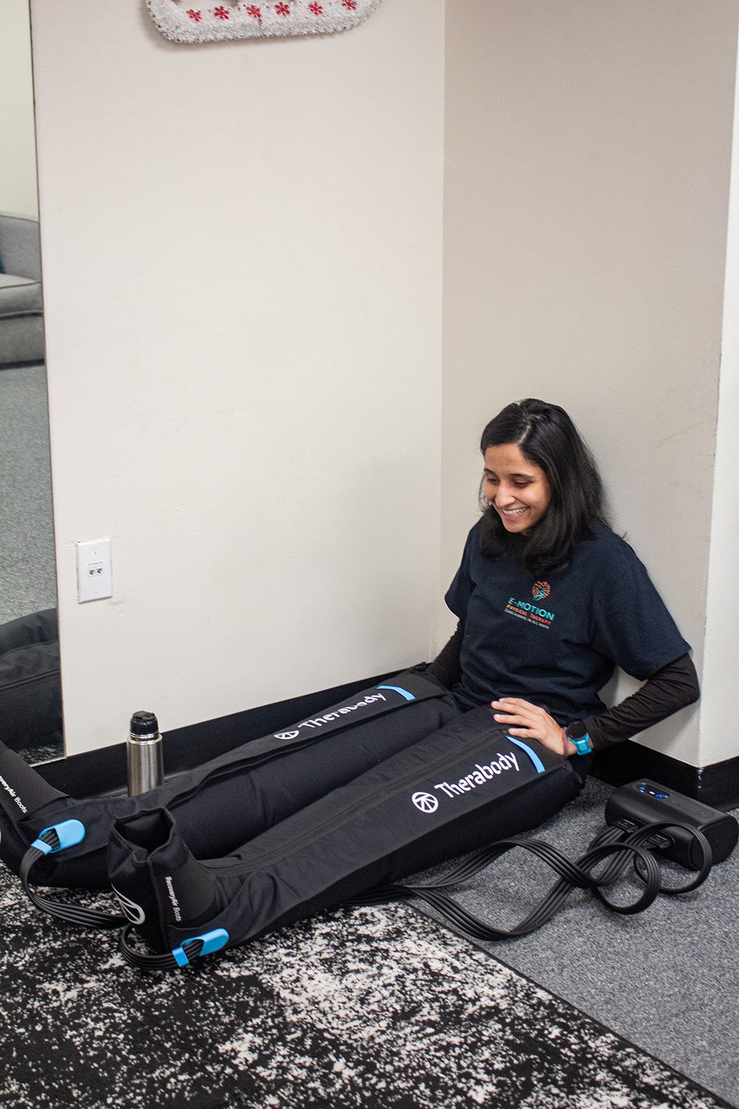 Dr. Foram Patel leading a strength exercise