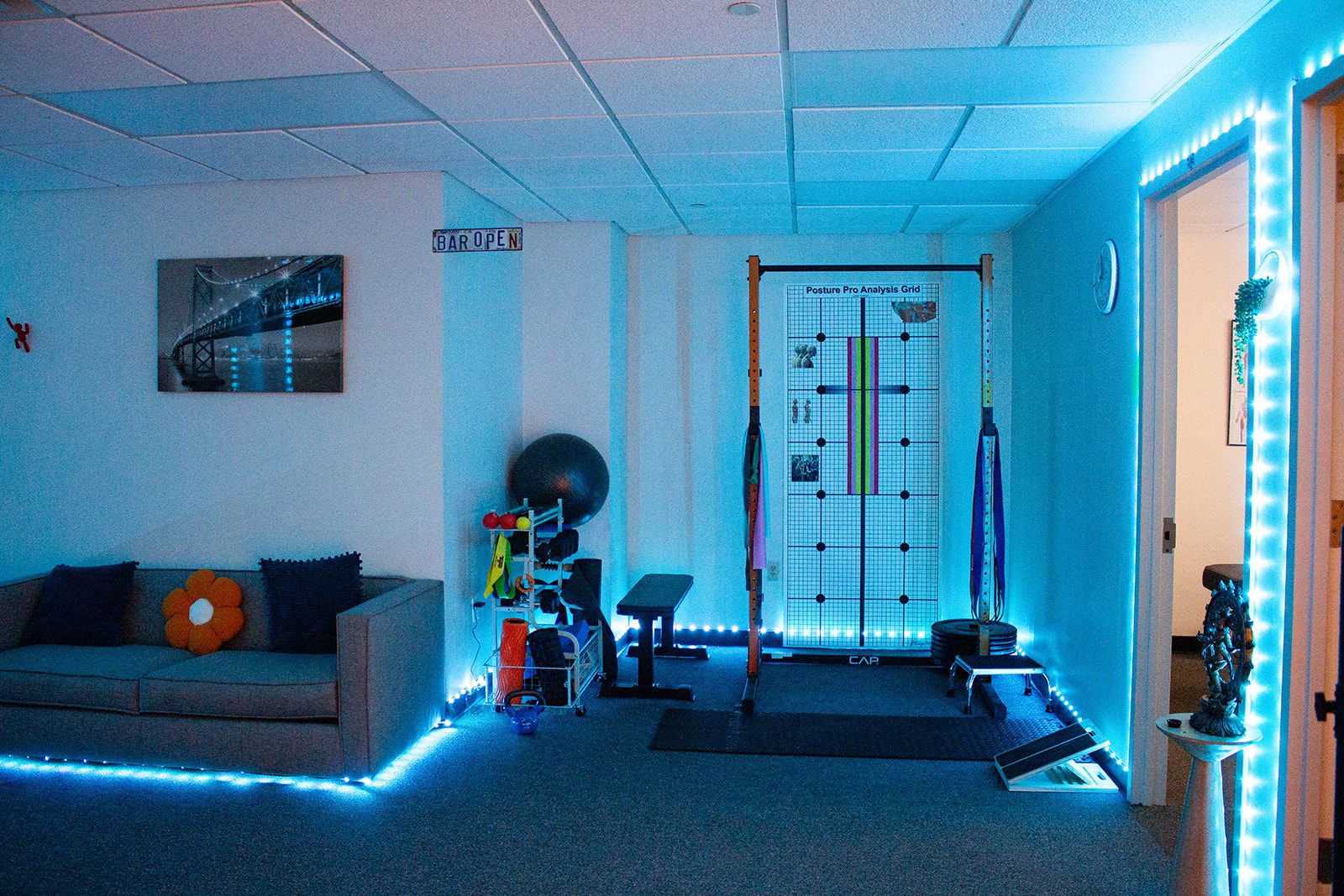 New York clinic lounge area