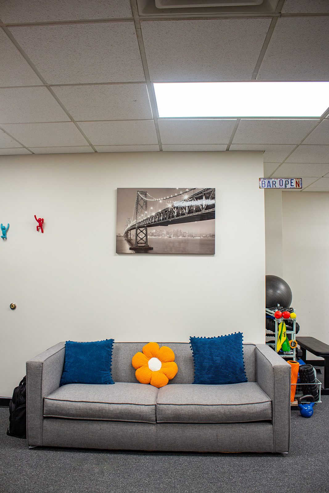 New York clinic, interior view